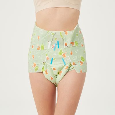 Super absorvente ABDL adultas fraldas de bebê com superfície seca e design suave e respirável