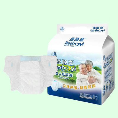 Folha superior frasco de fraldas adultas fracas Nowoven suave para idosos Super absorvente e espesso