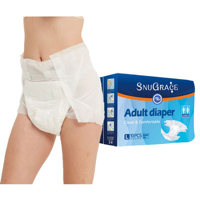 Proteção contra fugas impermeável Incontinência Unisex Fraldas para adultos com design ultra macio